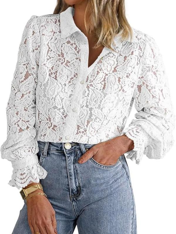 Ilaw – Long Sleeve Button-Down Blouse