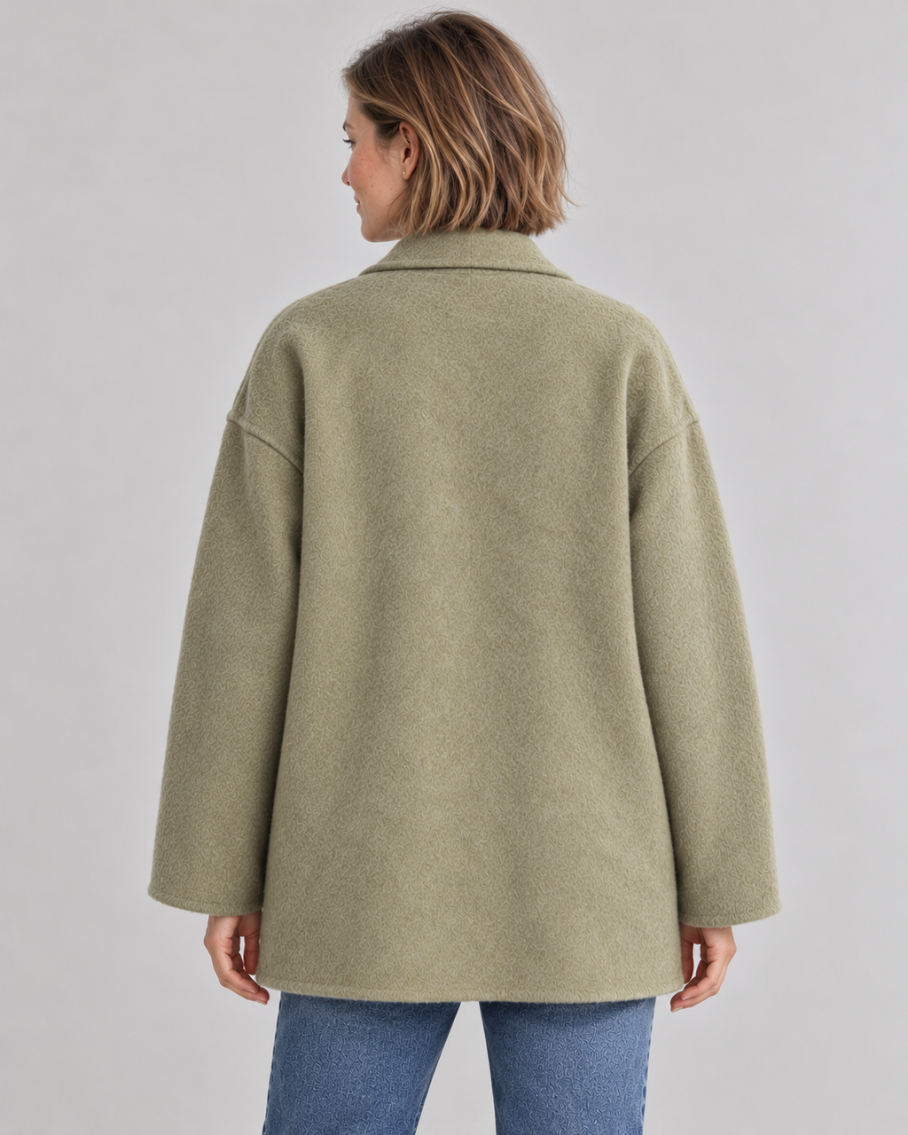 Agathe – Oversized Double-Breasted Wool Coat