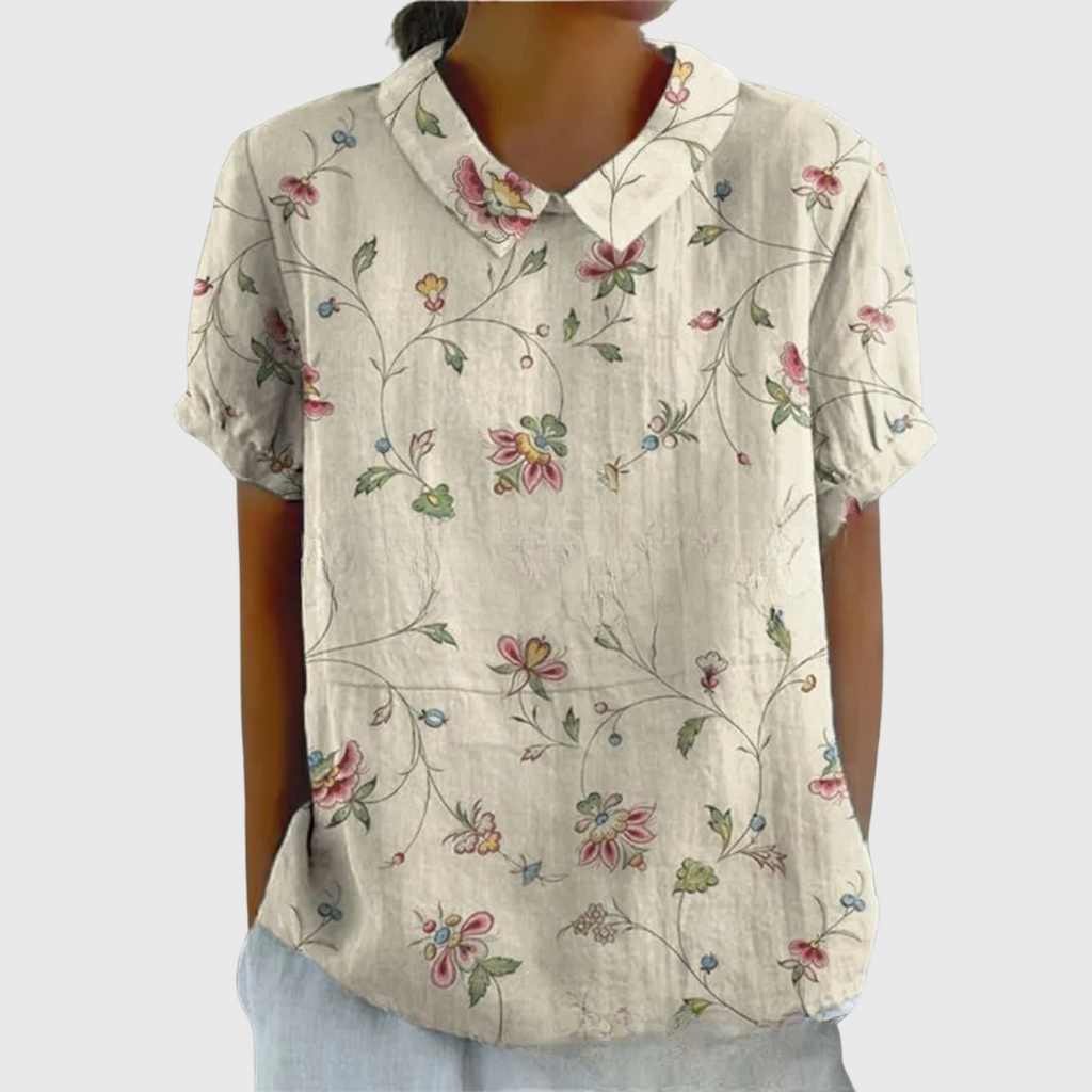 Bonnie | Vintage Floral Blouse