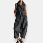 Geraldine - Oversized Sleeveless Jumpsuit