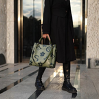 SAYALA™ - Classy Fashionable Floral Embossed Handbag and Crossbody Bag