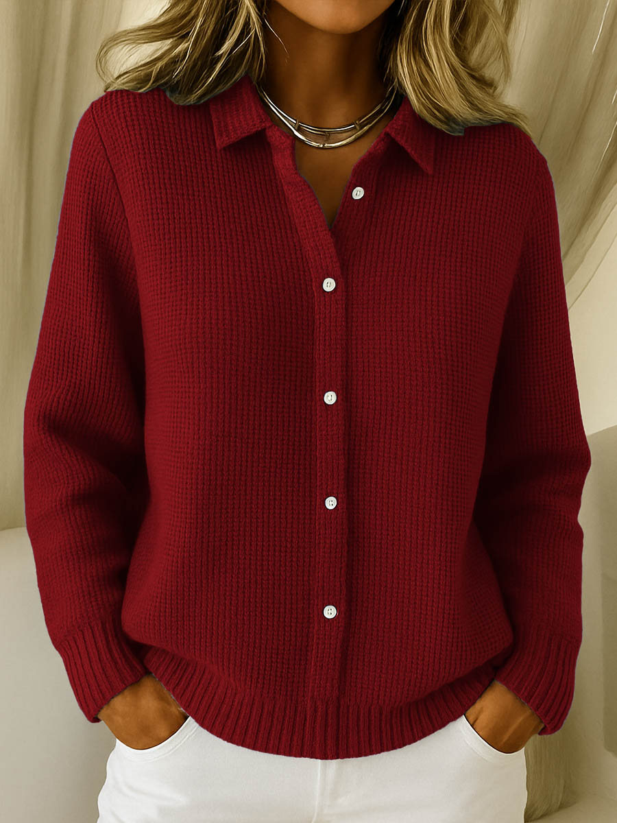 Maeve | Cardigan Classique Tricoté à Boutons