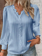RENATA™ | Classic Pleated Top