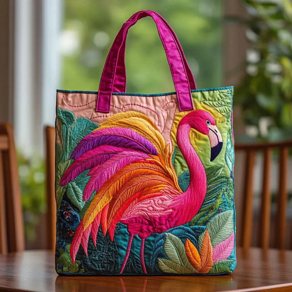 Ines – Dressed Flamingo Tote Bag
