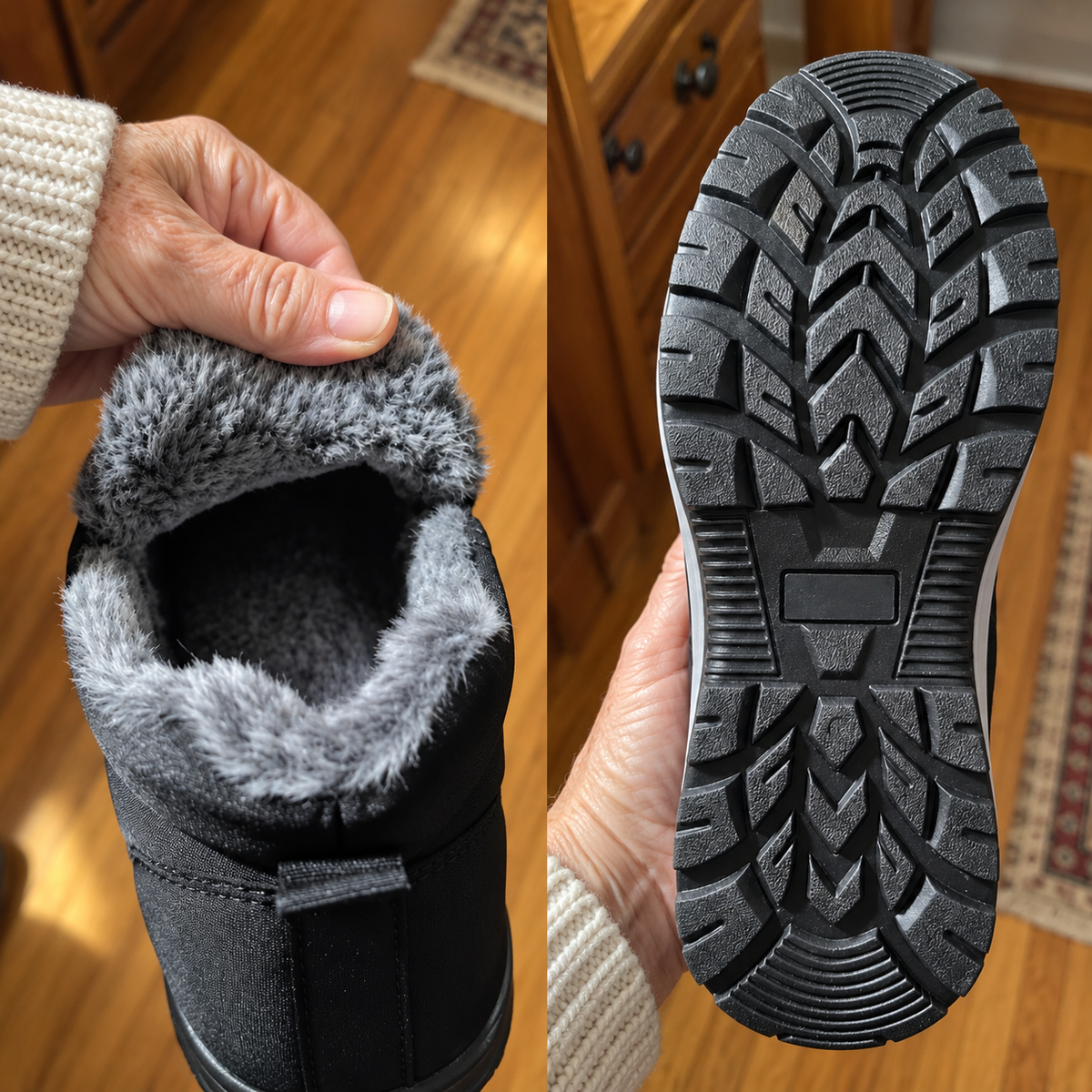 Astrid – Quilted Waterproof Slip-On Ankle Boots