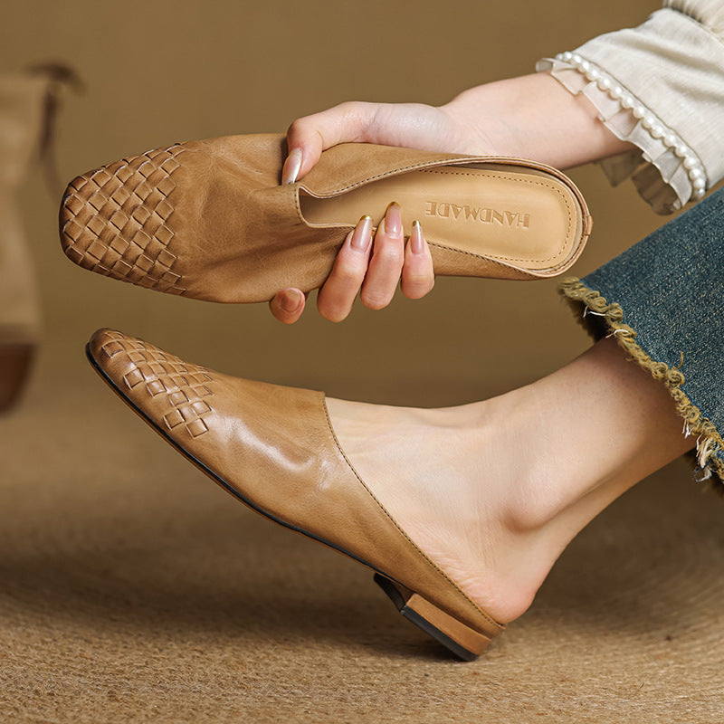 Velmirae – Woven Slip-On Slides