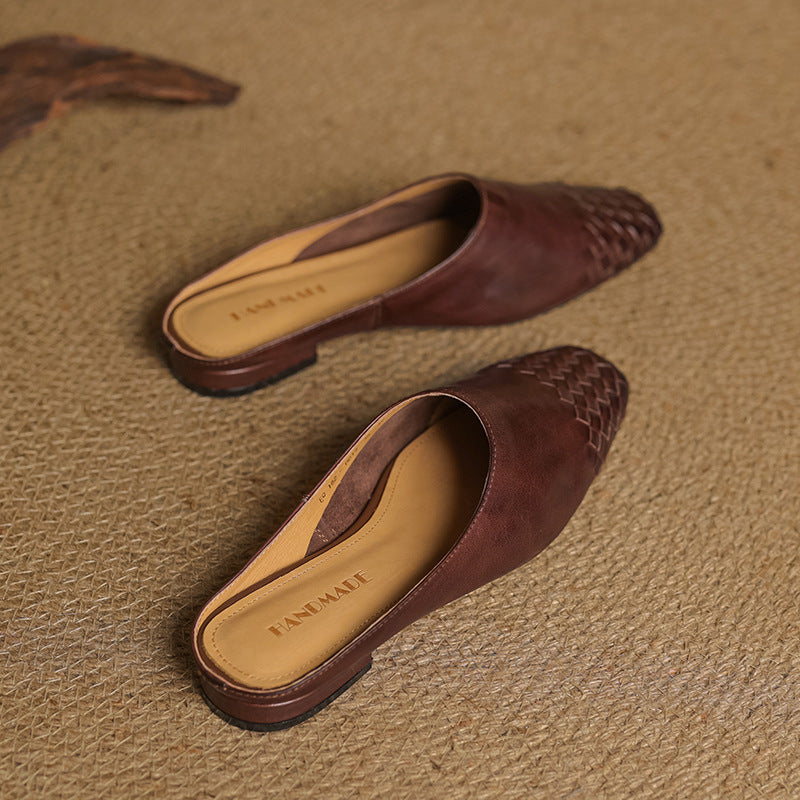 Velmirae – Woven Slip-On Slides