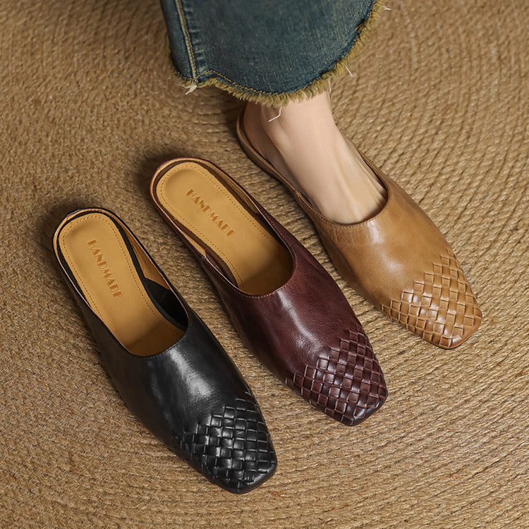 Velmirae – Woven Slip-On Slides