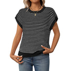 DAFROSA™ – Casual Striped Round-Neck Sweater