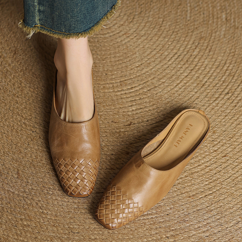 Velmirae – Woven Slip-On Slides