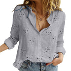 SANDRA™ – Classic Printed Blouse