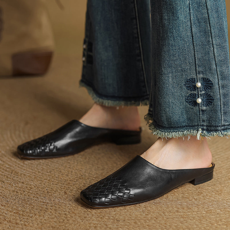 Velmirae – Woven Slip-On Slides