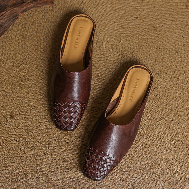 Velmirae – Woven Slip-On Slides