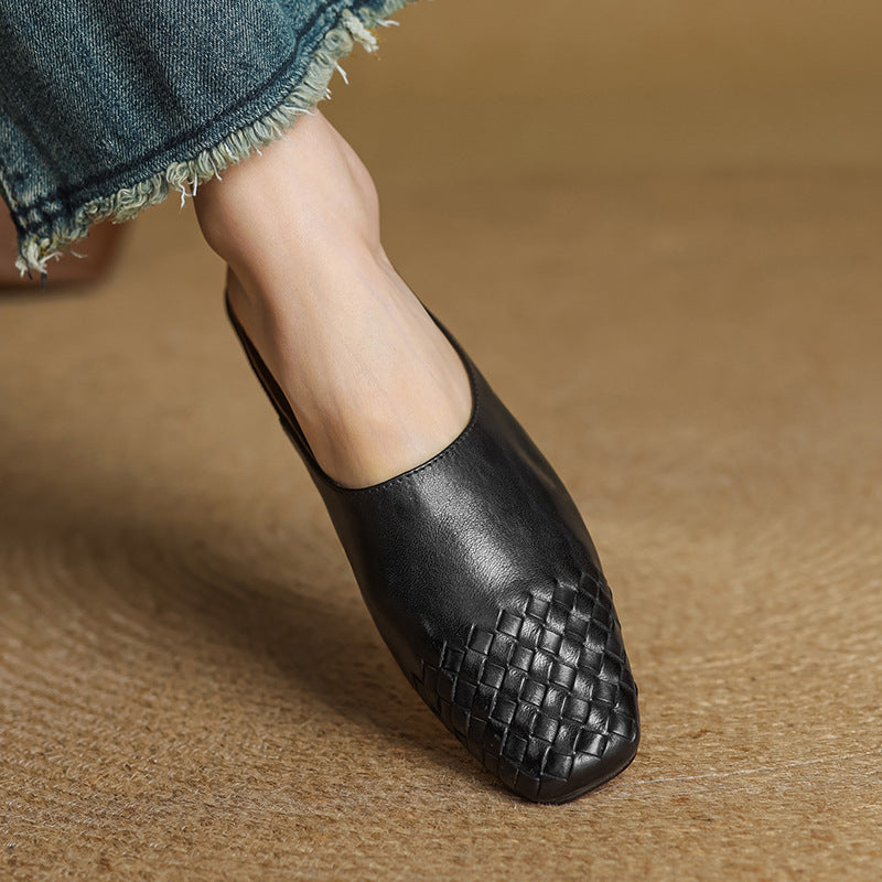 Velmirae – Woven Slip-On Slides