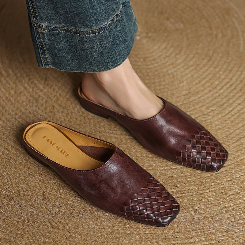 Velmirae – Woven Slip-On Slides