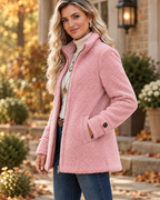 Romy – Teddy Fleece Zip-Up Jacket