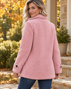Romy – Teddy Fleece Zip-Up Jacket