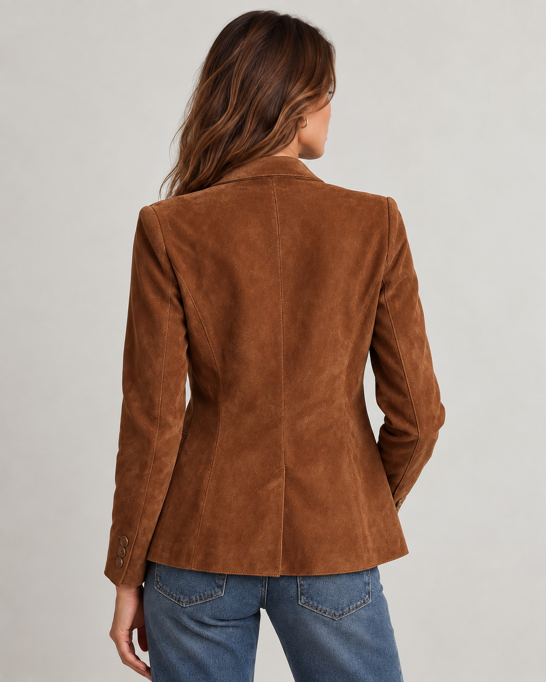 Vera – Faux Suede Blazer