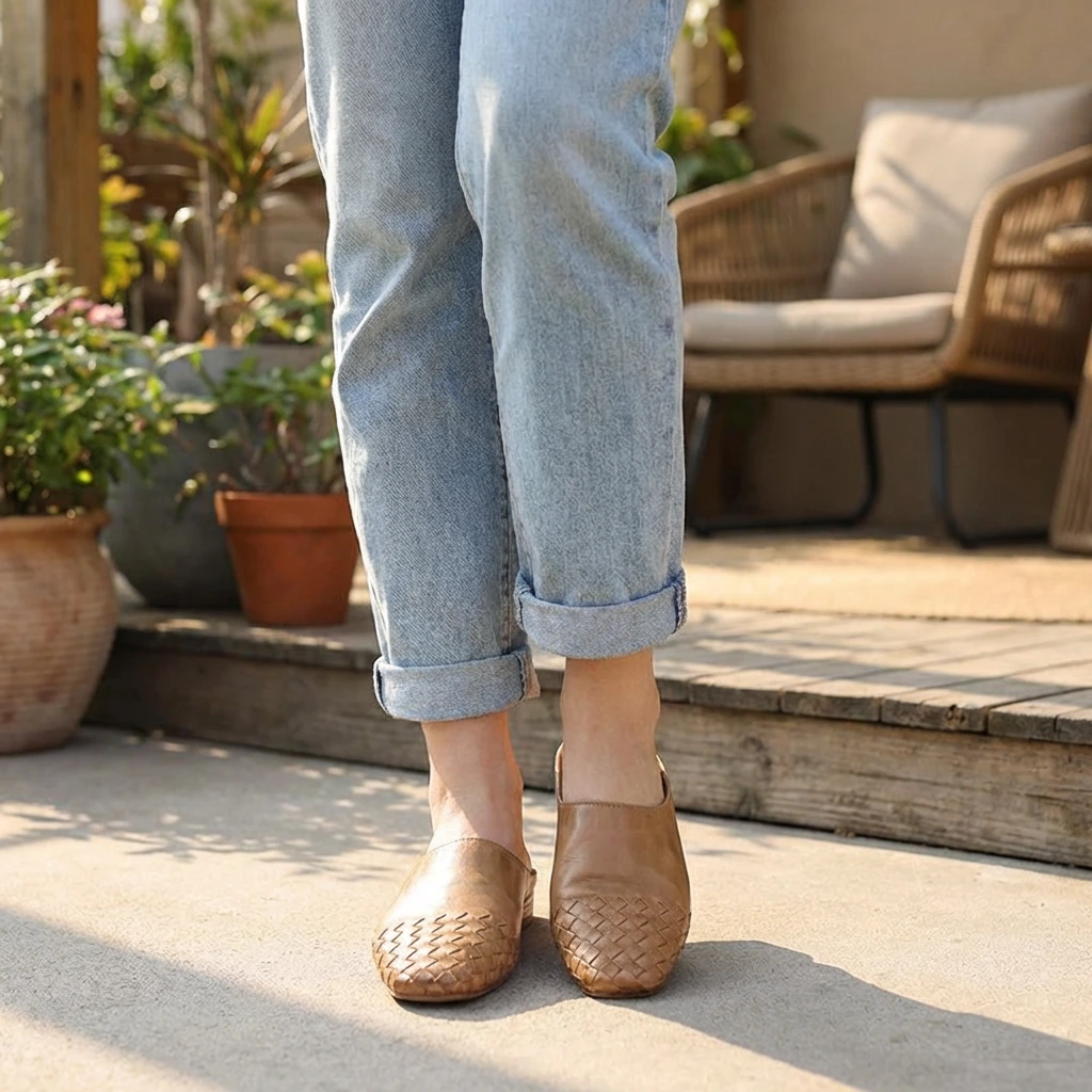 Velmirae – Woven Slip-On Slides