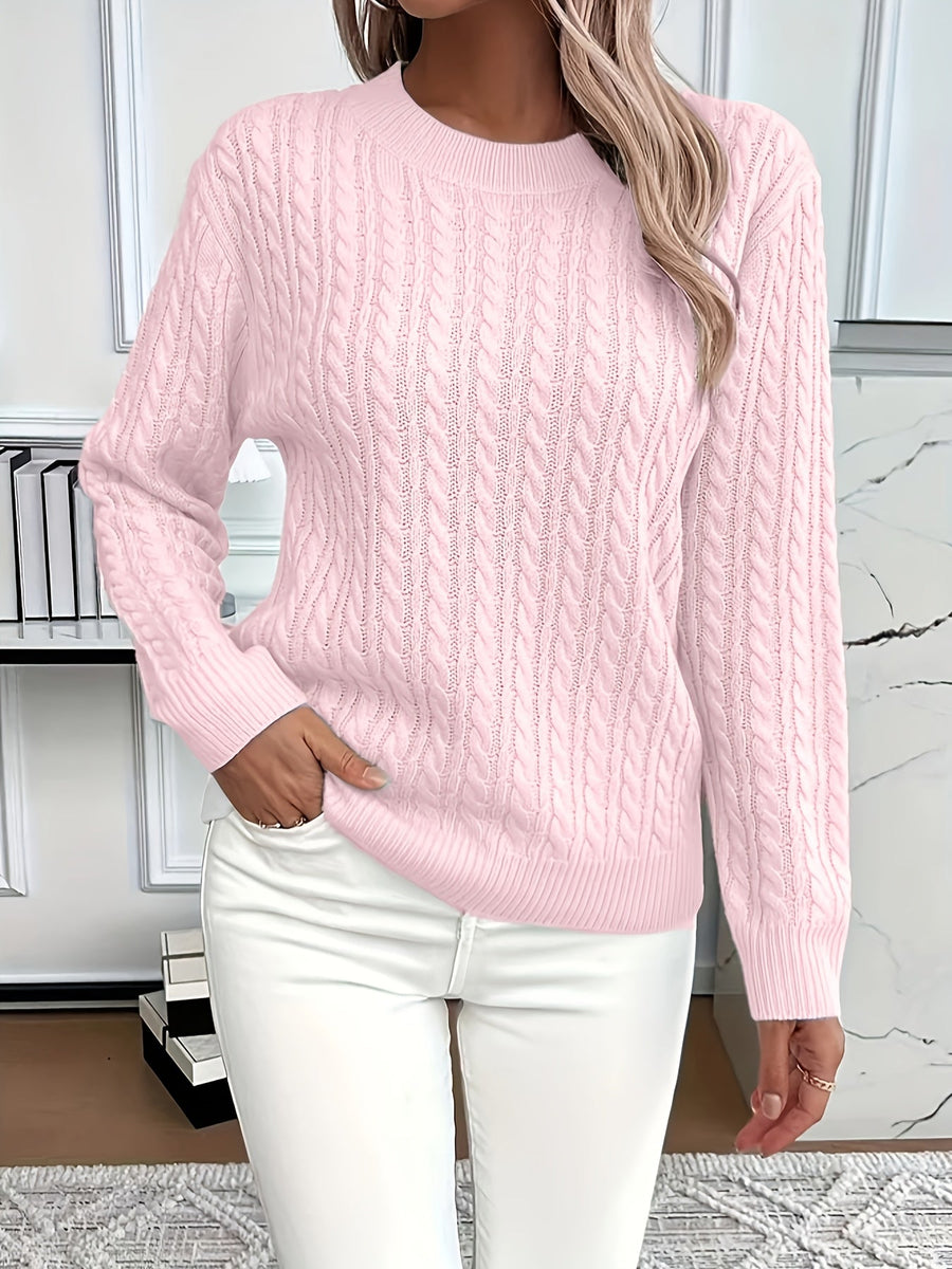 Evelyn – Cable Knit Sweater