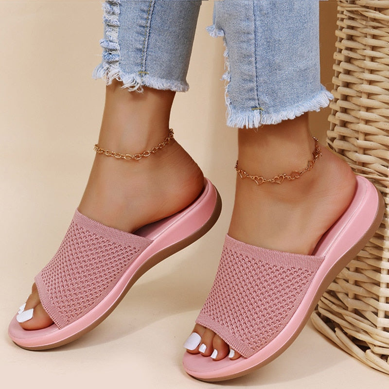 Patricia | Breathable Orthopaedic Summer Sliders
